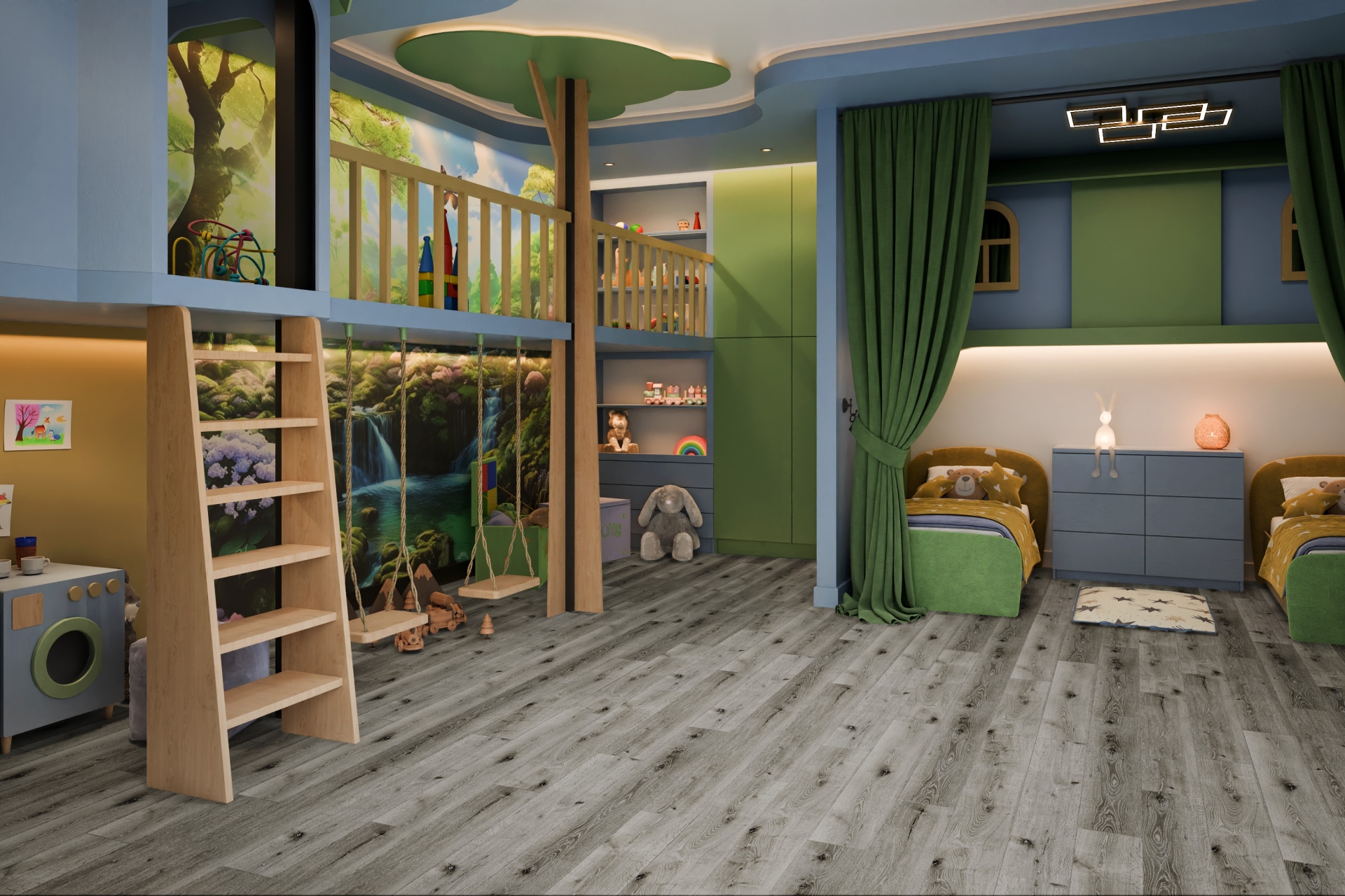 Усовершенствованная кварц-виниловая плитка «Damy Floor» Дуб Состаренный Серый (1227*187*2,5 мм) — купить в Липецке