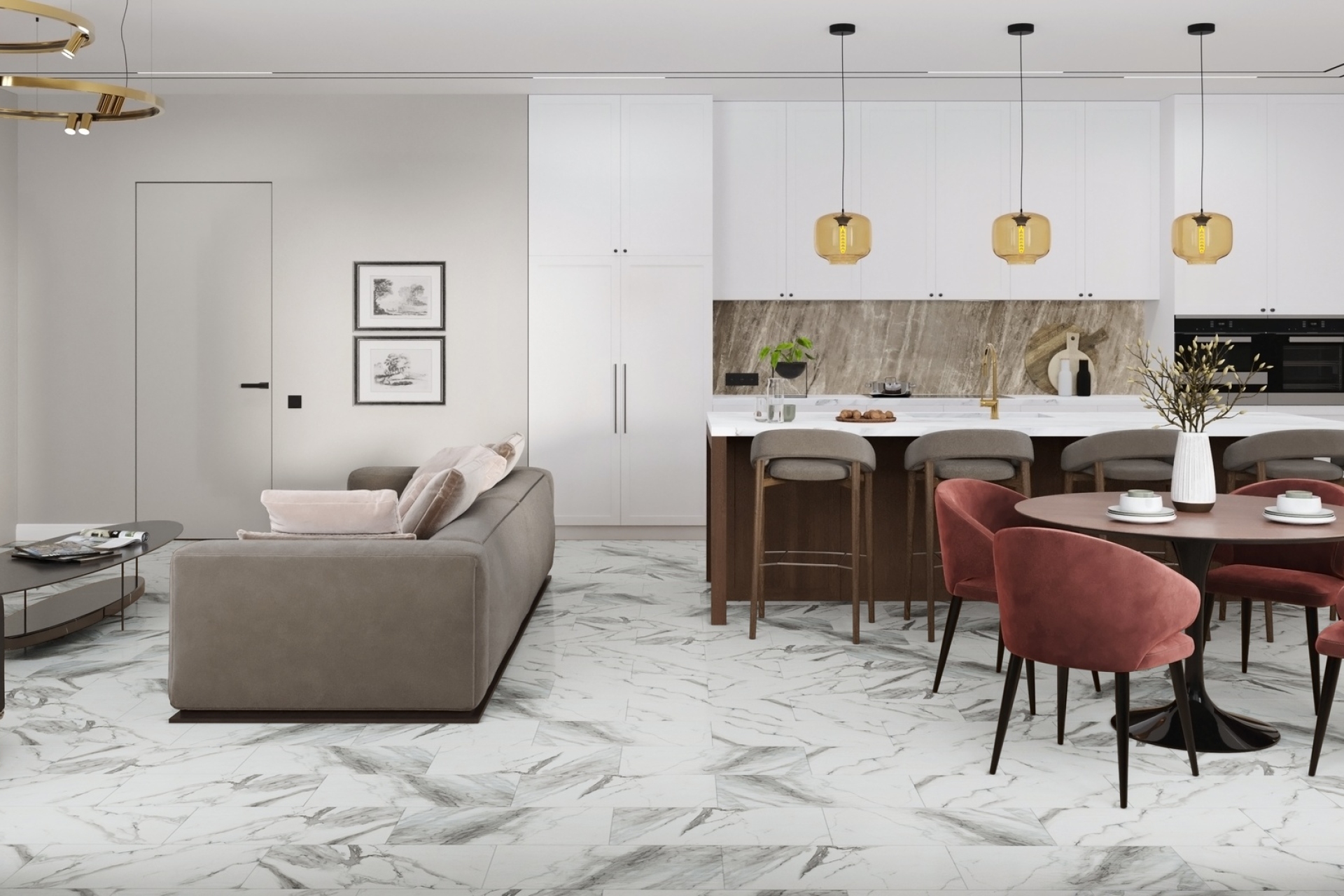 SPC плитка «Damy Floor» Эверест (610*305*5 мм) — купить в Липецке