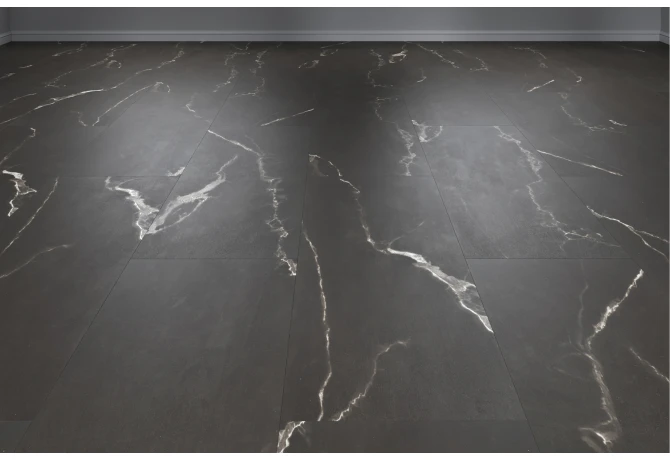 Кварц-винил Эбонитовый Мрамор (914,4*457,2*2,5 мм) — купить в Липецке