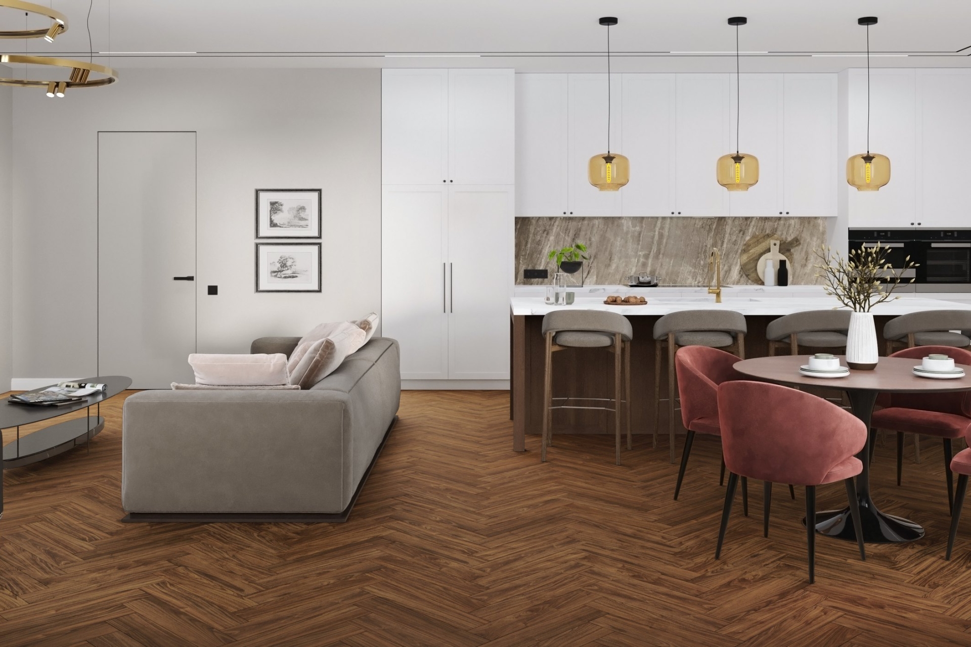 SPC ламинат «Damy Floor» Дерби (615*123*4 мм) — купить в Липецке