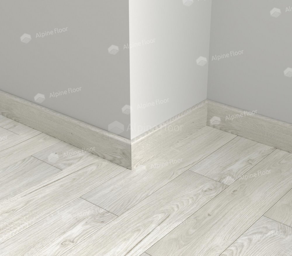 Напольный плинтус Parquet Light Снежный SK 13-11 (2200*12,5*80 мм) — купить в Липецке