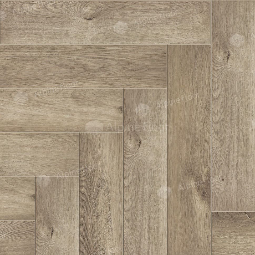Виниловая плитка "Alpine Floor" Parquet LVT Дуб Натуральный Отбеленный (590*118*2,5 мм) — купить в Липецке