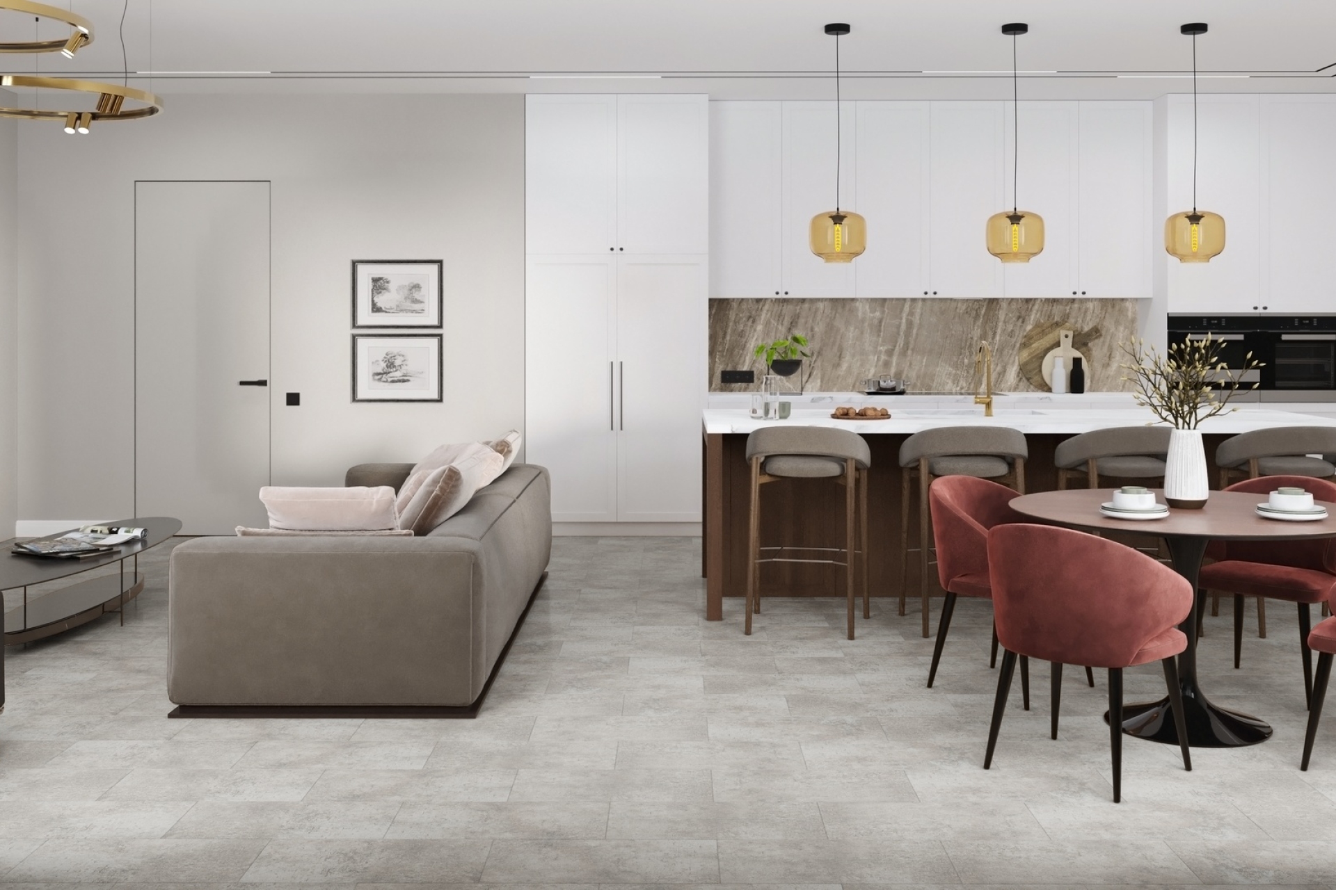 SPC плитка «Damy Floor» Фудзияма (610*305*5 мм) — купить в Липецке