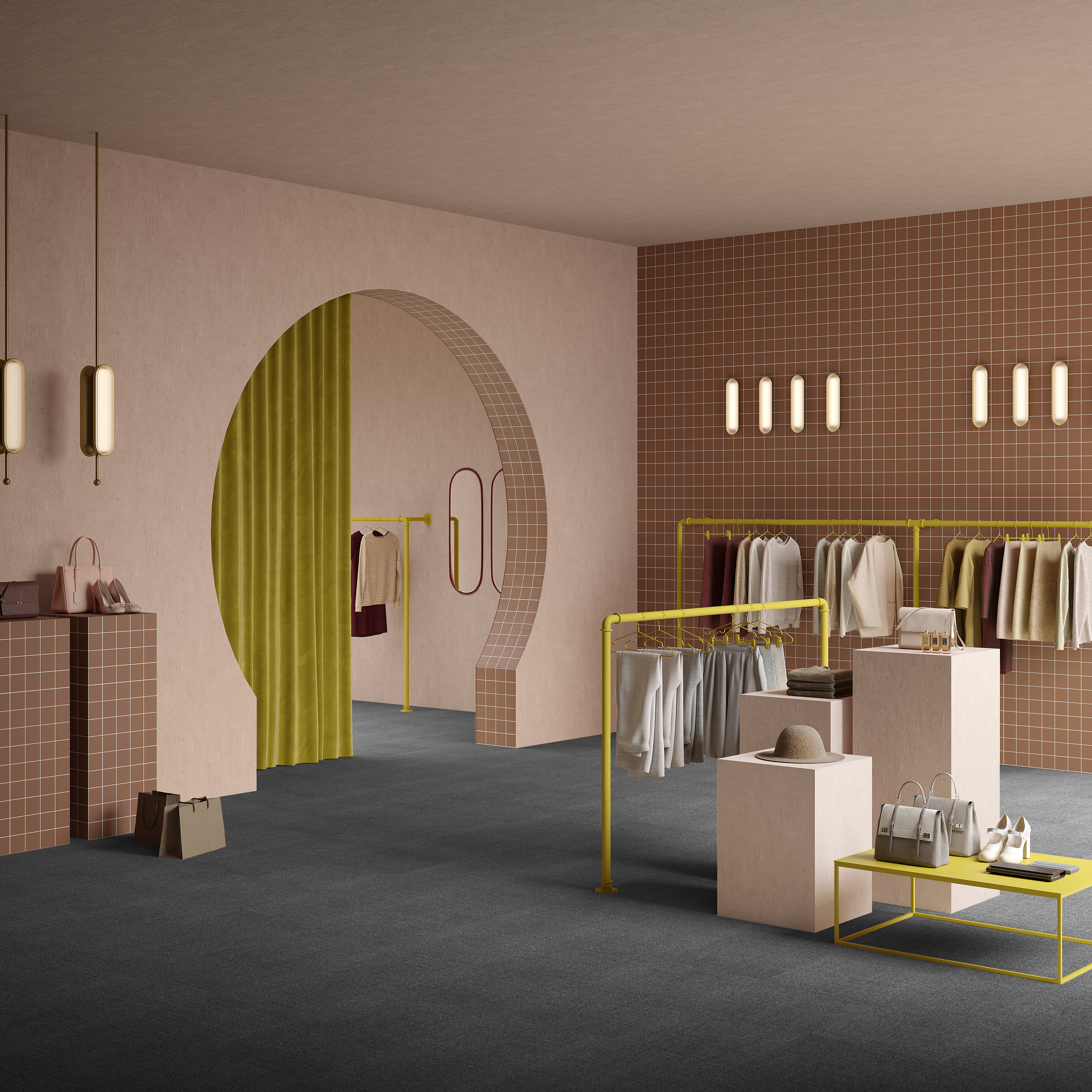 Ковровая плитка Mantra Tile 98 (500*500*6 мм) — купить в Липецке